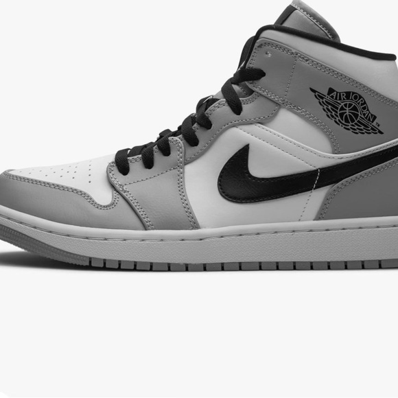 Nike Other - NIKE AIR JORDAN 1 Mid boys/men sneakers EUC. Size 10.5 black/white/grey